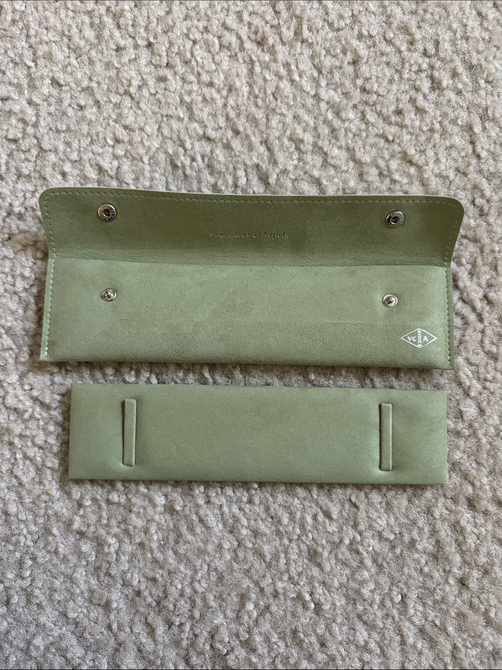 Van Cleef and Arpels travel bracelet pouch
